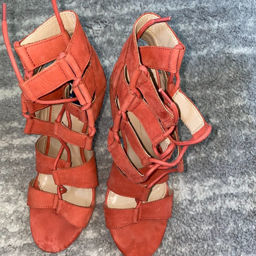 Orange heels